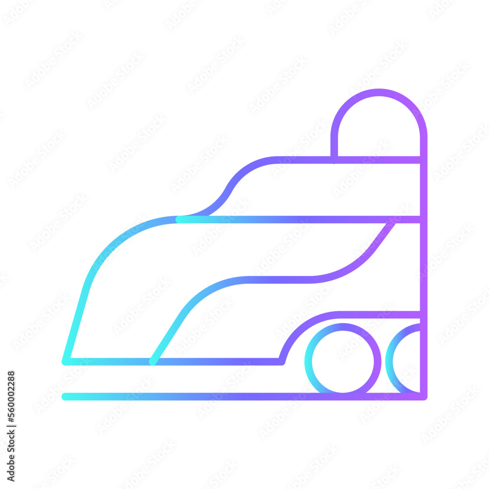 TRAIN Transportation icon with blue gradient outline style. Vehicle, symbol, business, transport, line, outline, travel, automobile, editable, pictogram, isolated, flat. Vector illustration TRAIN Transportation icon with blue gradient outline style. Vehicle, symbol, business, transport, line, outline, travel, automobile, editable, pictogram, isolated, flat. Vector illustration