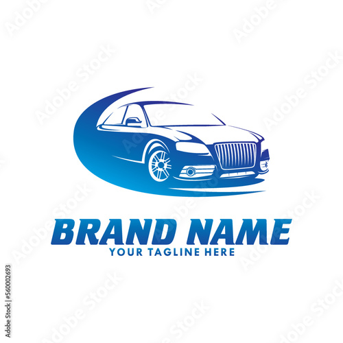 automotive sport car logo design template