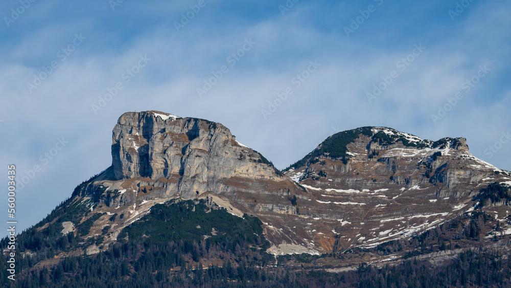 Gipfel des Loser im Ausseerland am Nordufer des Autausseer Sees in der Steiermark, Österreich