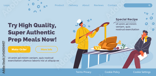 High quality super authentic prep meals now web