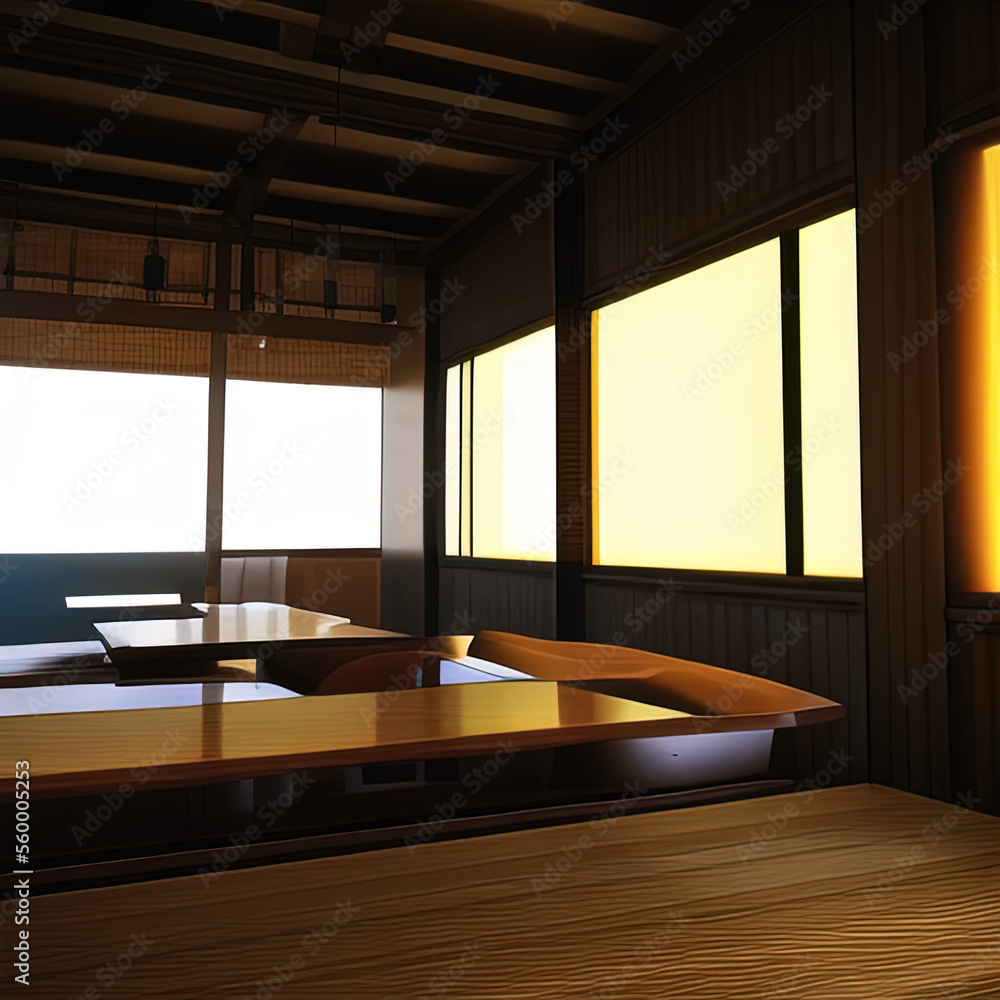 Fototapeta premium AI Art: Gourmet restaurant food