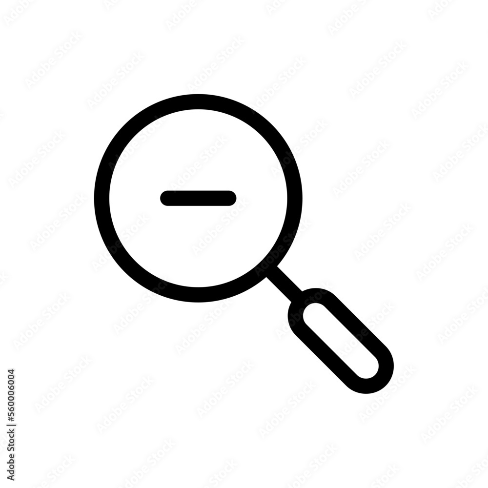 zoom out line icon zoom out line icon