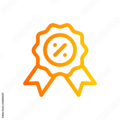 discount gradient icon