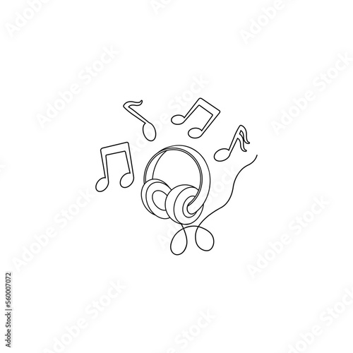Music headset and sheet music