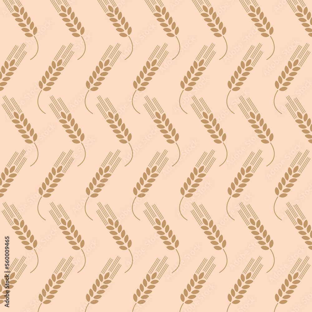 Crafted background with wheat branch. Crafted background with wheat branch.