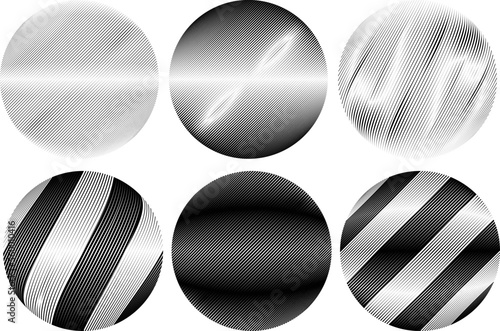 Set of spheres . Lines constructed transparent sphere .Vector .Technology sphere Logo . Design element for posters, social media, templates, flyers, brochures . Abstract trendy transparent circles