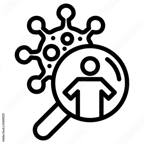 people get the virus icon