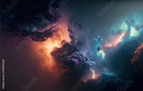 Galactic Supernovae: A Hyperrealistic 4K HD Abstract Exploration Generative AI