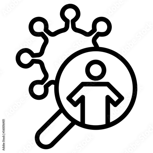 people get the virus icon