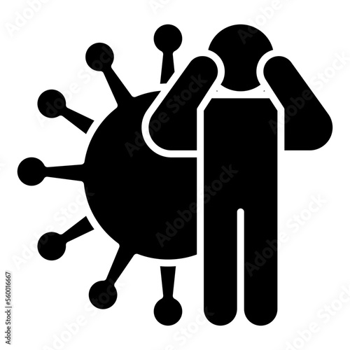 people get the virus icon