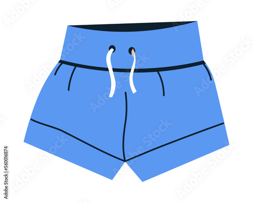Women shorts, clothes for sport or sleeping vector