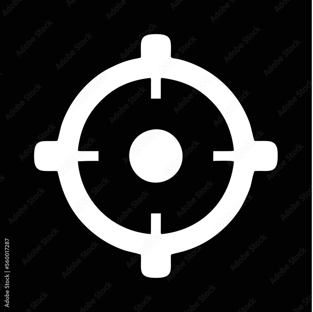 focus icon symbol in a white background, goal target icon symbol on the white background focus icon symbol in a white background, goal target icon symbol on the white background