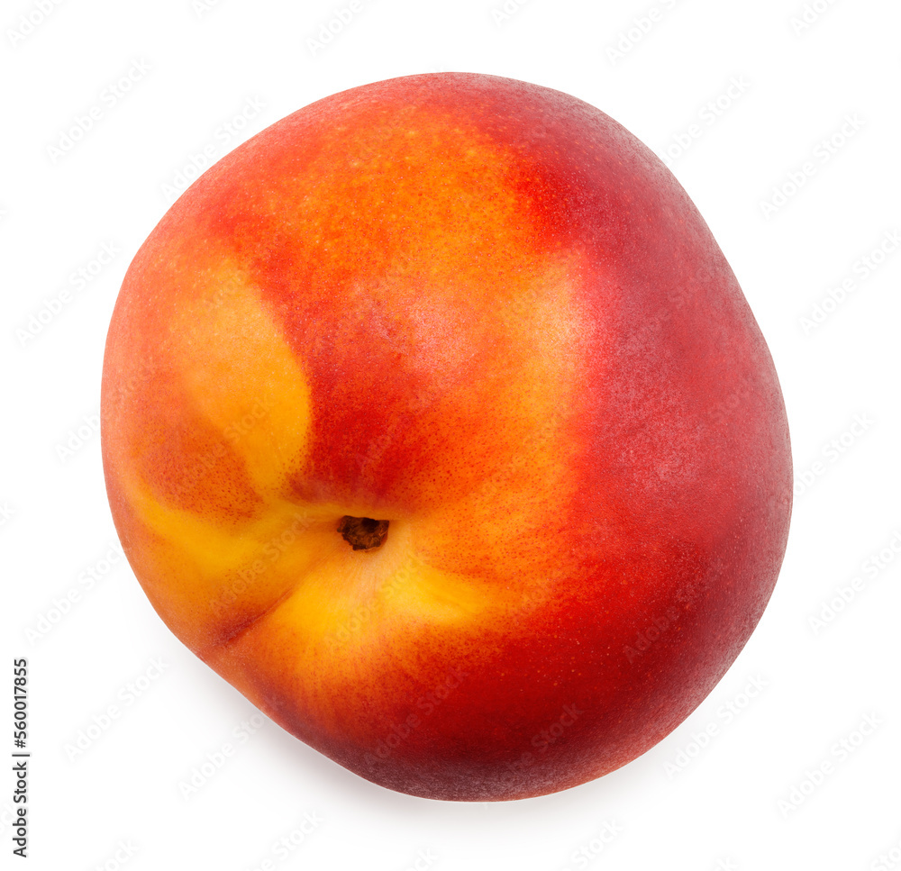 Nectarine isolated on white background. clipping path Nectarine isolated on white background. clipping path