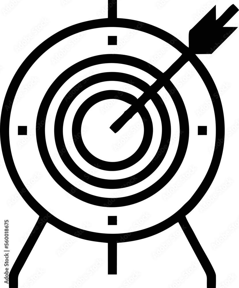 focus icon symbol in a white background, goal target icon symbol on the white background focus icon symbol in a white background, goal target icon symbol on the white background