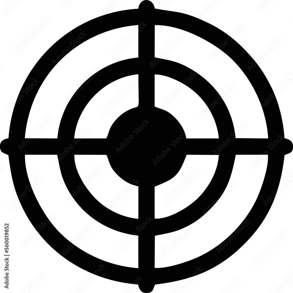 focus icon symbol in a white background, goal target icon symbol on the white background focus icon symbol in a white background, goal target icon symbol on the white background
