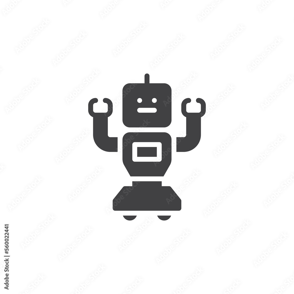 Robot vector icon Robot vector icon