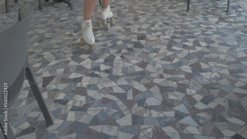 Girl on skates