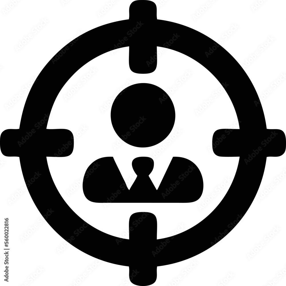focus icon symbol in a white background, goal target icon symbol on the white background focus icon symbol in a white background, goal target icon symbol on the white background