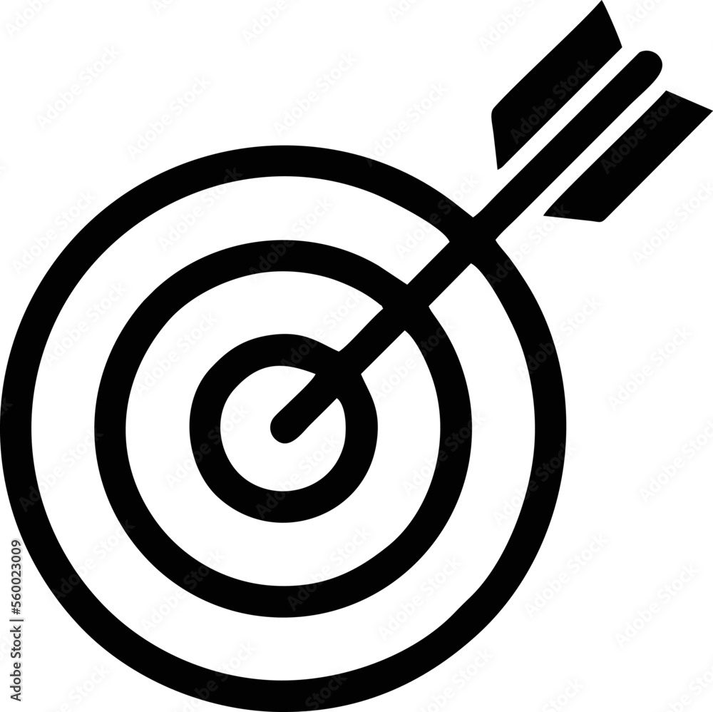 focus icon symbol in a white background, goal target icon symbol on the white background focus icon symbol in a white background, goal target icon symbol on the white background