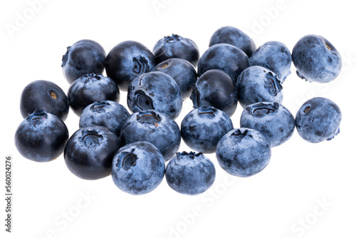 blueberries isolated