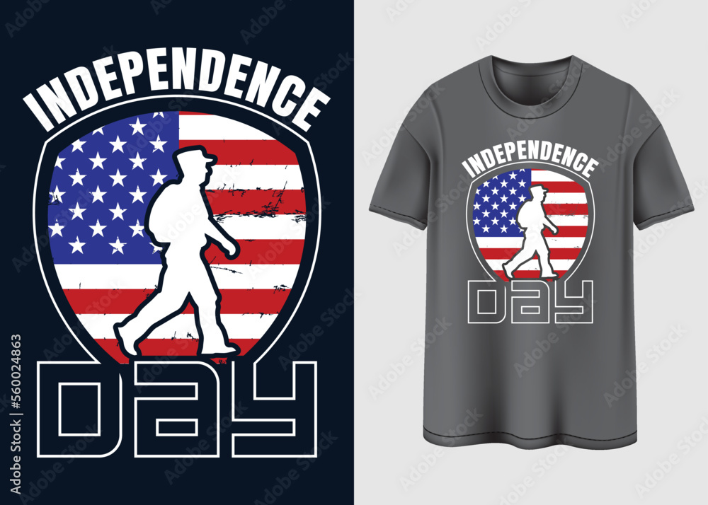 Happy Independence Day T-shirt design Happy Independence Day T-shirt design