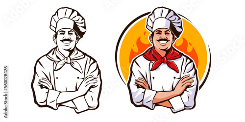 Master Chef Illustration Design Vector