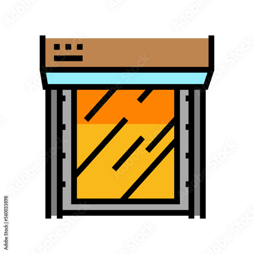 hot strip mill steel production color icon vector. hot strip mill steel production sign. isolated symbol illustration