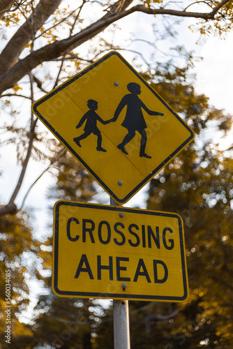 Crossing Ahead sign