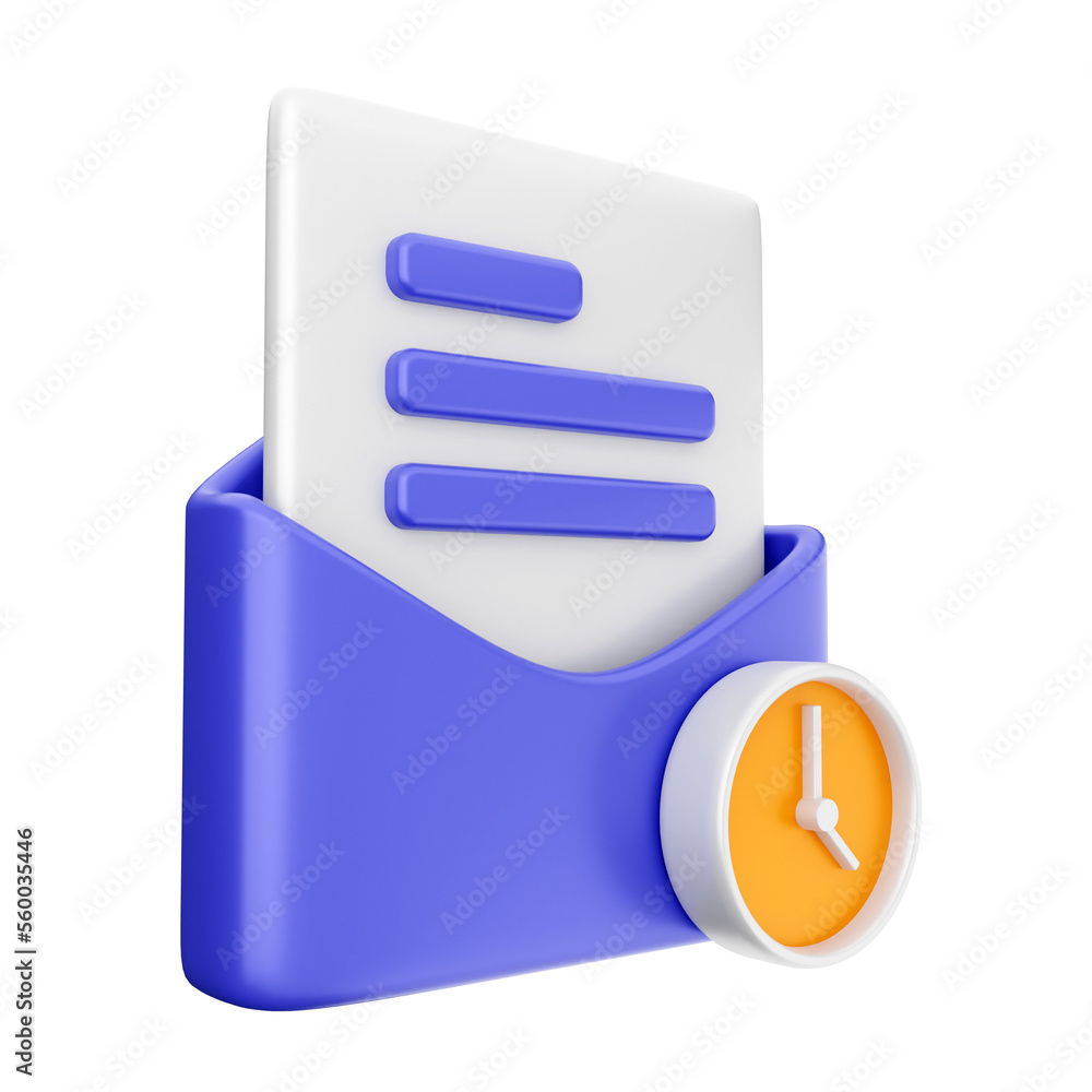 3d mail email envelope message icon illustration render 3d mail email envelope message icon illustration render