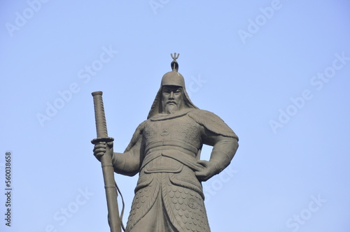 Quadro su tela 광화문 이순신 동상