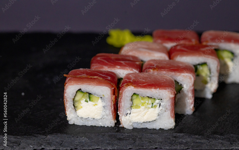 Sush rolls for menu Sush rolls for menu