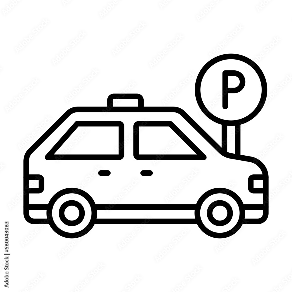 Parking Area Icon Parking Area Icon