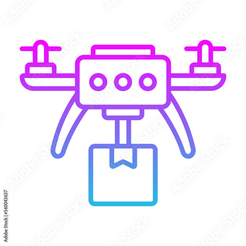 Drone Delivery Icon