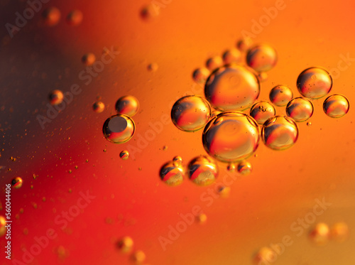 Oil on water, abstract colorful background