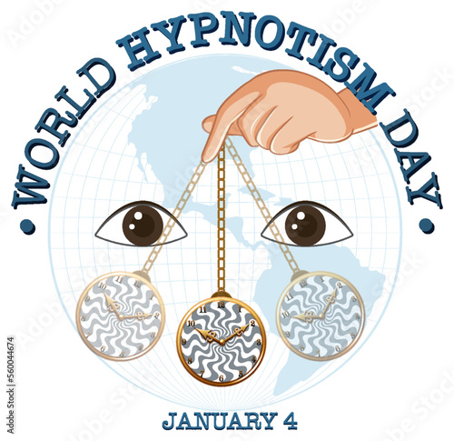 World hypnotism day January icon