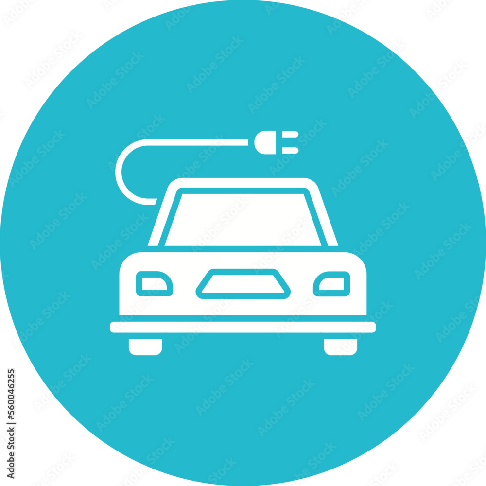 Electric Car Icon Electric Car Icon