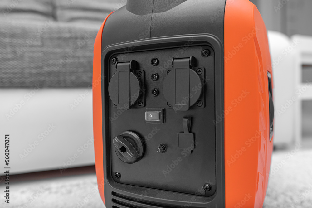 Inverter power generator in the house. The generator can only be used