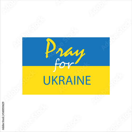 pray for ukraine icon, vector, illustration, symbol