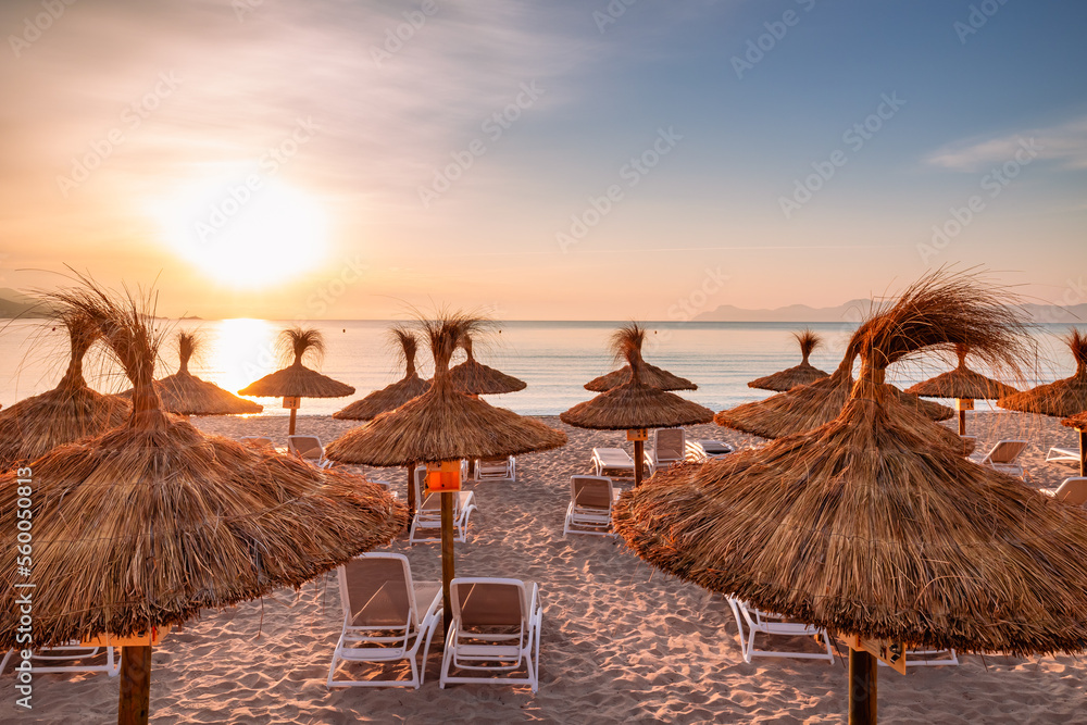sunset at the beach