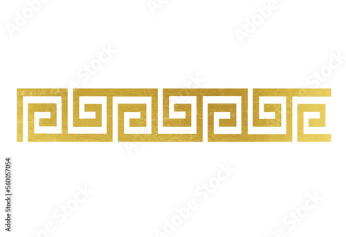 watercolor painting borders line frame gold png. asian style. 