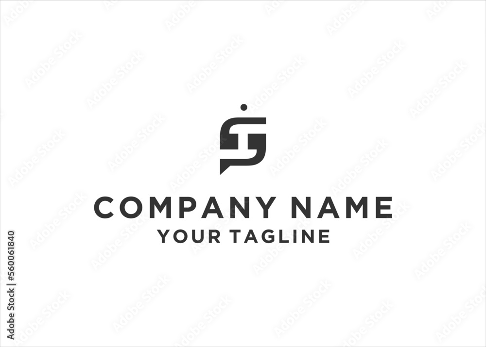 Initial Letter S Chat Bot Logo Design Vector Initial Letter S Chat Bot Logo Design Vector