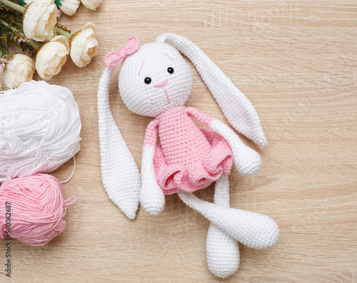 crocheted bunny