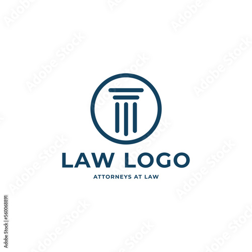 law firm logo in white background