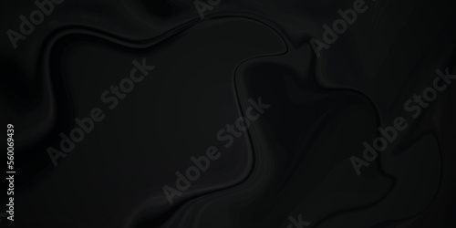 Black silk background . Black fabric background texture . abstract background luxury cloth or liquid wave or wavy folds of grunge silk texture material or smooth luxurious cloth .