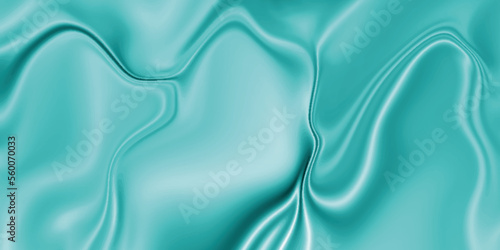 Blue silk background . Blue silk satin background . Blue fabric background texture . abstract background luxury cloth or liquid wave or wavy folds of grunge silk texture material or smooth luxurious .