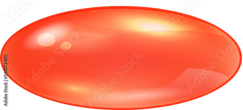Colorful Photo Realistic Pill Capsule