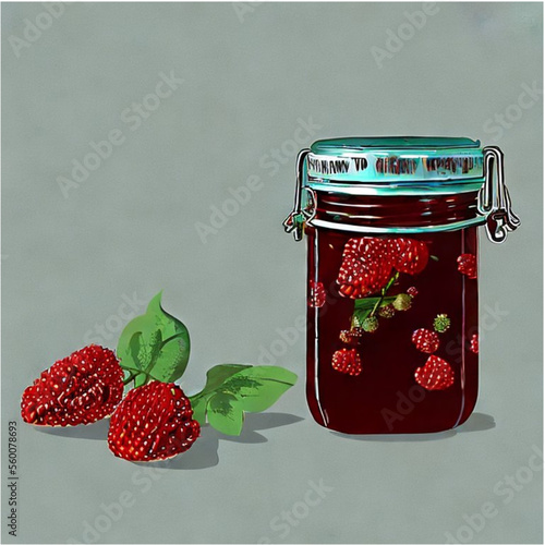 Marmelade im Glas