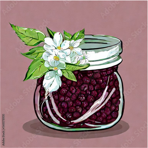 Marmelade im Glas