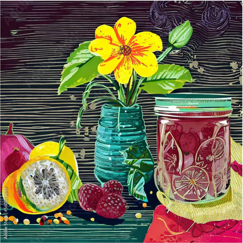 Marmelade im Glas