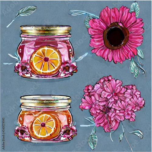 Marmelade im Glas